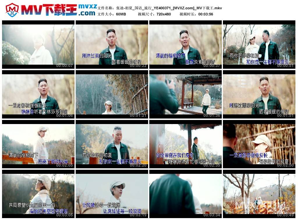 张迪-初夏_国语_流行_YE400371